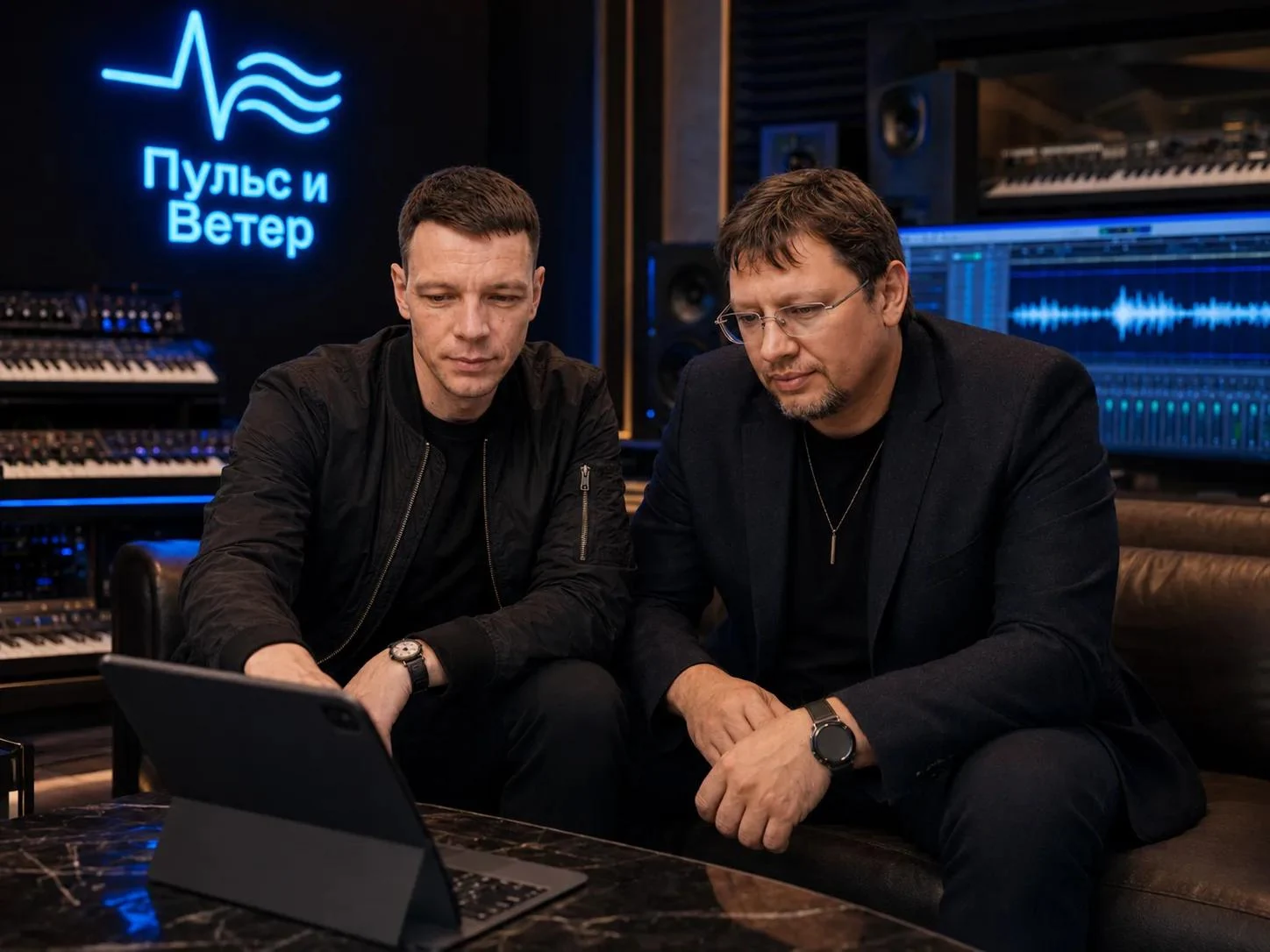 Василий и Станислав в визуальном образе проекта